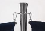 Bolero Stainless Steel Flat Top Barrier Post - S653