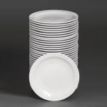 Athena narrow rimmed plates 26cm- Bulk buy pack of 36 S753