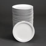 Athena rimmed plates 258mm- Bulk buy pack of 36 S754
