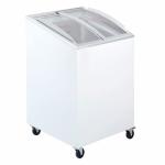 Tefcold IC100SCEB Commercial Sliding Curved & Angled Lid Chest Freezer - 100 Litre