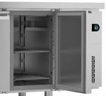 Hoshizaki Snowflake GII SCR-225DG-LLRR-RRC-C1 U Commercial 4 Door Refrigerated Prep Counter