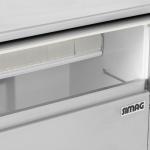 Simag SDH84 Integral Ice Machine - 82kg/24hr Production - 30kg Bin
