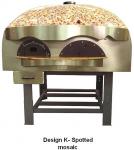AS Term D120VK Traditional Wood Fired Static Base Pizza Ovens Mosaic 9 x 12