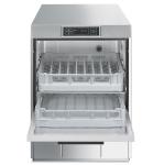 Smeg Professional Topline 500mm Twin Basket Undercounter Commercial Dishwasher with Drain Pump & Softener  SPD512SUK