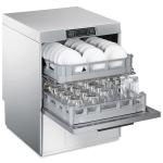 Smeg Professional Topline 500mm Twin Basket Undercounter Commercial Dishwasher with Drain Pump & Softener  SPD512SUK