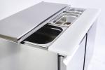 Sterling Pro - Cobus SPU200SL 2 Door Hinged Lid & Chop Board Saladette Counter, 240 Litres