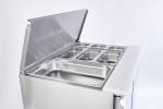 Sterling Pro - Cobus SPU200SL 2 Door Hinged Lid & Chop Board Saladette Counter, 240 Litres