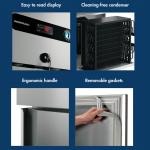 Snowflake GII SUF-65BG Stainless Steel Upright Freezer