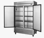 True T-49-HC-LD Double Door Upright Refrigerator 