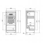 Tefcold FS1220 Upright Commercial Display Refrigerator