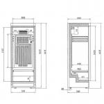 Tefcold SD1280 290 Litre (260 Usable Litre) Commercial Upright Storage Refrigerator