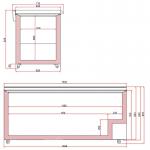 Tefcold ST400P Display Chest Freezer - 355 Litre