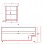 Tefcold ST500P Display Chest Freezer - 471 Litre