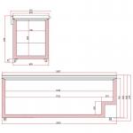 Tefcold ST700P Display Chest Freezer - 646 Litre