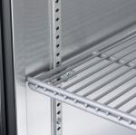 True TSSU-60-24M-B-ST-HC  Refrigerated Prep Counter 2 Door 24x 1/6 GN Pans 