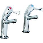 Mechline AquaTechnix TX-500SL 1/2-inch Basin Taps with 3-inch Lever (pair)