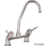 Mechline AquaTechnix TX-B-3 Twin Block, Twin Feed Commercial Tap 