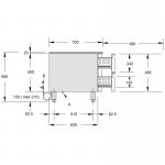 Mercatus U1-1200 Commercial Refrigerated 4 Drawer Low Height Prep Counter