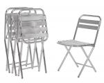 U420 Bolero Aluminium Foldaway Chairs (Pack of 4)
