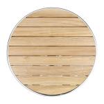 Bolero U424 Round Flip Top Table Ash 600mm