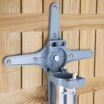 Bolero U424 Round Flip Top Table Ash 600mm