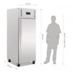 Polar U633 U-Series  Heavy Duty Single Door Freezer Stainless Steel 650Ltr