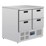 Polar U638 G-Series 4 Drawer Counter Fridge 240Ltr 