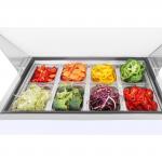Polar UA009 U-Series Single Door Mega Top Prep Counter Fridge 154Ltr