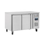 Polar UA047 U-Series Double Door Counter Fridge 282Ltr
