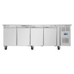 Polar UA049 U-Series Four Door Counter Fridge 553Ltr