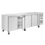 Polar UA049 U-Series Four Door Counter Fridge 553Ltr