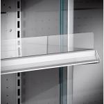 Zoin UA057 Silver Multideck Display Stainless Steel Finish with Hinged Doors 1000-1500mm Wide