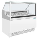 Polar UA058 U-Series 6 Pan Ice Cream Serve Over Cabinet Freezer