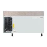Polar UA081 U-Series Double Door Pizza Counter with Granite Top 428Ltr