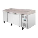 Polar UA082 U-Series Bakery Counter Fridge with Granite Top 634Ltr