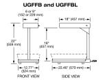 Hatco - Ultra-Glo Portable Foodwarmer with Ceramic Elements - UGFFBL