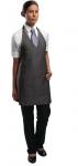 Chef Works A709 Unisex Tuxedo Apron - Black