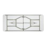 Bolero Rectangular Folding Table 6ft White