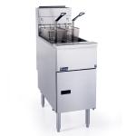 Pitco VF35 Single Tank, Twin Basket Gas Fryer 18L 