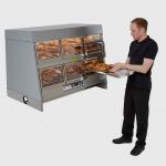 VIZU 1100 Passthrough Electric Heated Chicken Display - VI1100PTMS