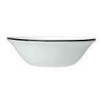 Steelite Bead Black Band Oatmeal Bowls 165mm (Pack of 12) - VV2680