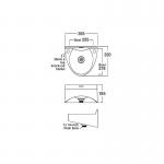 Mechline Basix WS1 Polycarbonate Hand Wash Basin