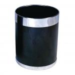 Bolero Y805 Waste Paper Bin with Silver Rim