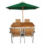 Y820 Bolero Wood and Aluminium Outdoor Chairs (Pack of 4)